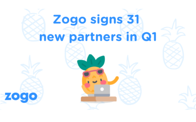 Zogo signs 31 new partners in Q1!